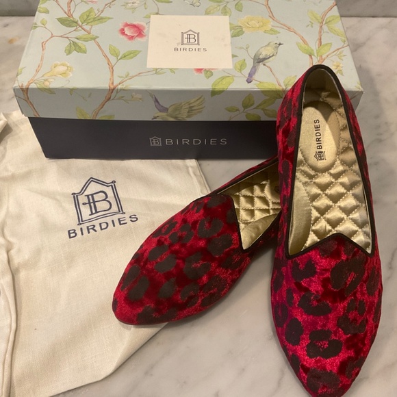 Birdies Red Leopard Flats— Women’s Size 6.5 – With Box & Dust Bag | EUC - Picture 5 of 7